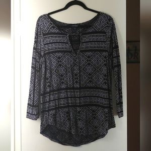 Lucky Brand 3/4 sleeve shirt